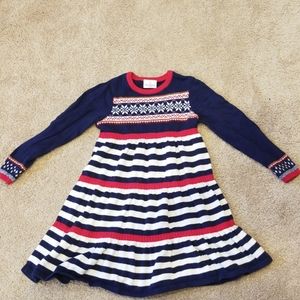 Hanna andersson size 120 snowflake dress